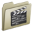 Light Brown Movies Old Icon 48x48 png